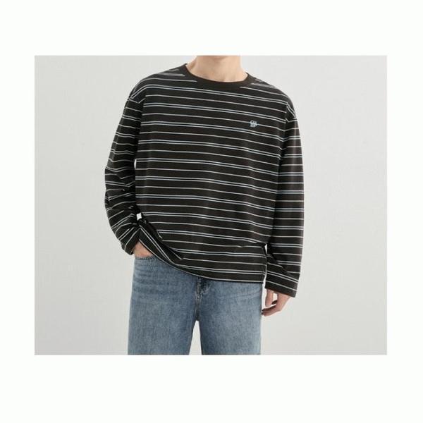 共用ストライプ長袖Tシャツ MP3K1491