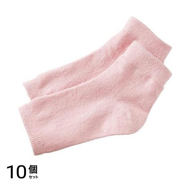 セルヴァン シルク混おやすみかかとカバー 1足 (ピンク) 10個セット