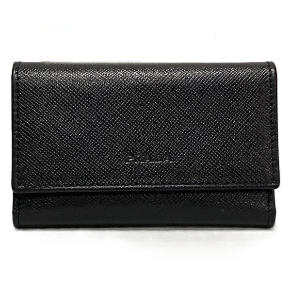 プラダ M25UX サフィアーノレザー 6連キーケース ユニセックス 美品 【中古】