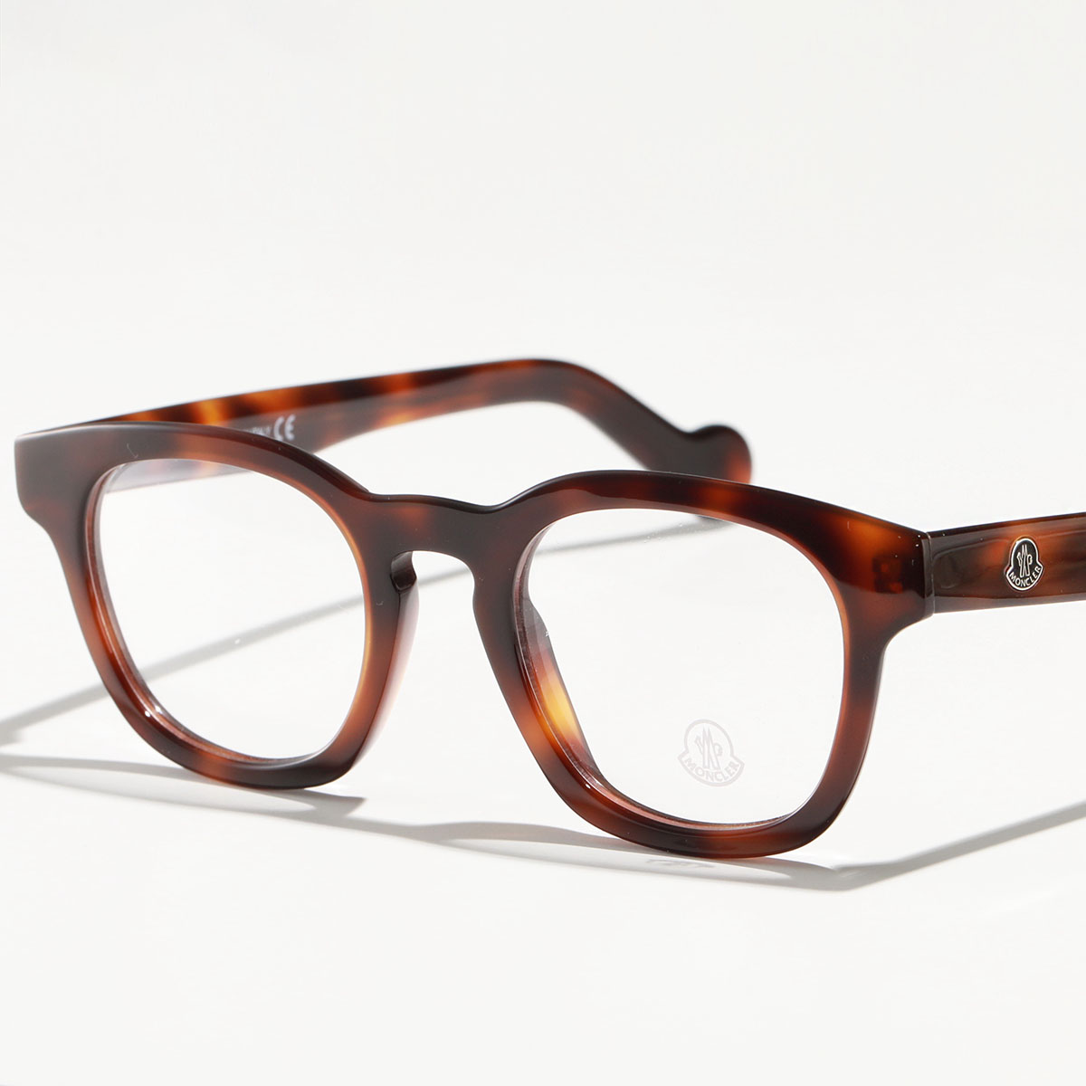 MONCLER モンクレール メガネ ML5017 メンズ ウェリントン型 めがね 眼鏡 ロゴ アイウェア 伊達メガネ 052