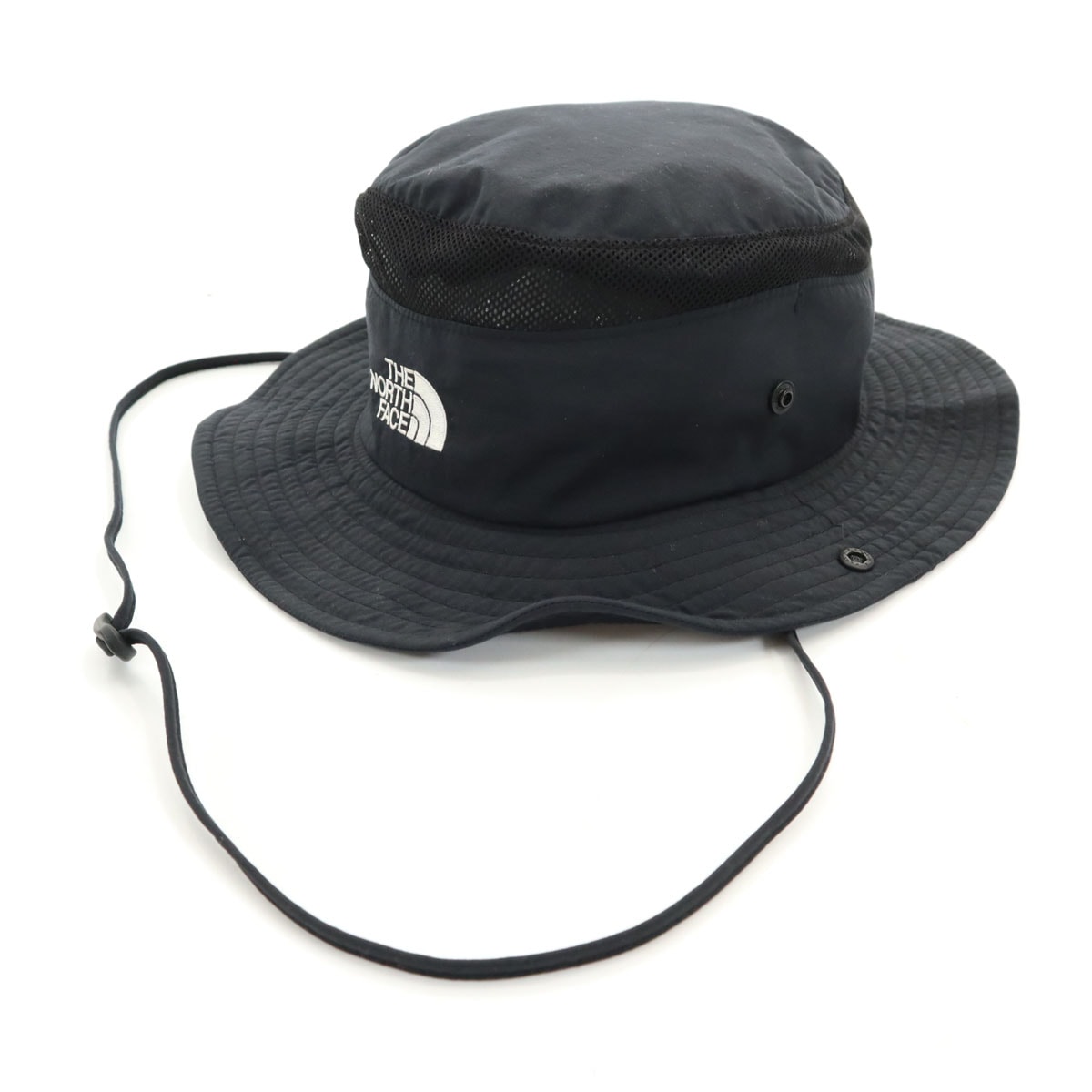 サンシールド ハット M ブラック 帽子 NN01812 アウトドア ユニセックス メンズ 古着