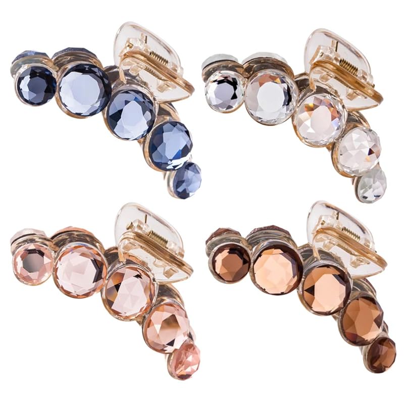 Frcolor バンスクリップ ラインストーン パール レディース フランスクリップ ヘアキャッチ ヘアクリップ 大 ヘアピン 女の子 べっ甲バレッタ 髪留めクリップ ヘアアクセサリー 髪飾り クリッ 5,248円