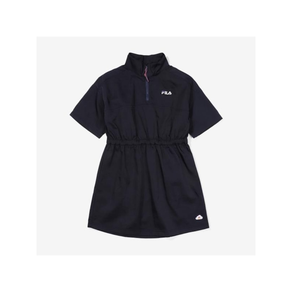 [FILA KIDS] 女の子用キャンピンググラフィックアノラックドレス (FK2OPF2101F_DID) Q0ZFK2OPF2101FDID