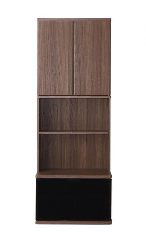 テレビ横キャビネット ハイタイプ 転倒防止 コーナープラスシリーズ 幅59 高さ161 奥行29 16,244円