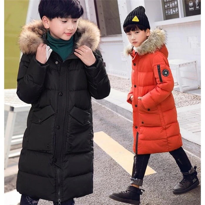 Hot!!!ダウンコート ダウンジャケット 子ども フード ファー 子供服 男の子 女の子 ダウン アウター 秋