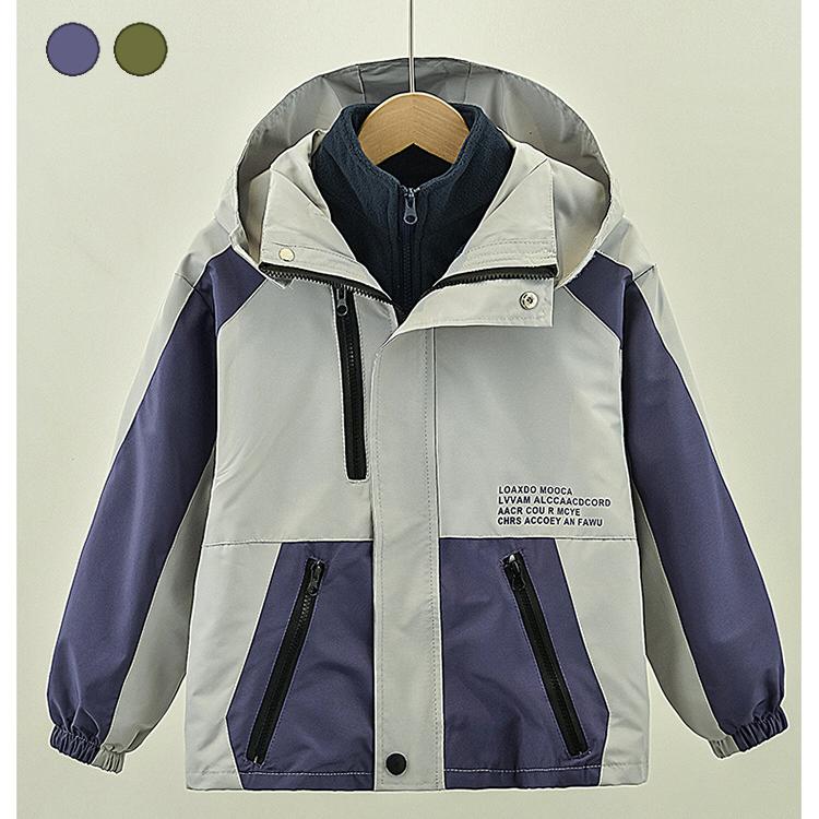 ダウンコート 子供 コート セーター キッズ ダウンジャケット 2in1 男子 女子 オーバー フード付き ジャケット 可愛い オシャレ 厚手 防寒 冬