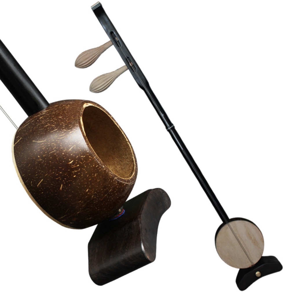 板胡ナチュラルココナッツシェル手作り初心者レベル