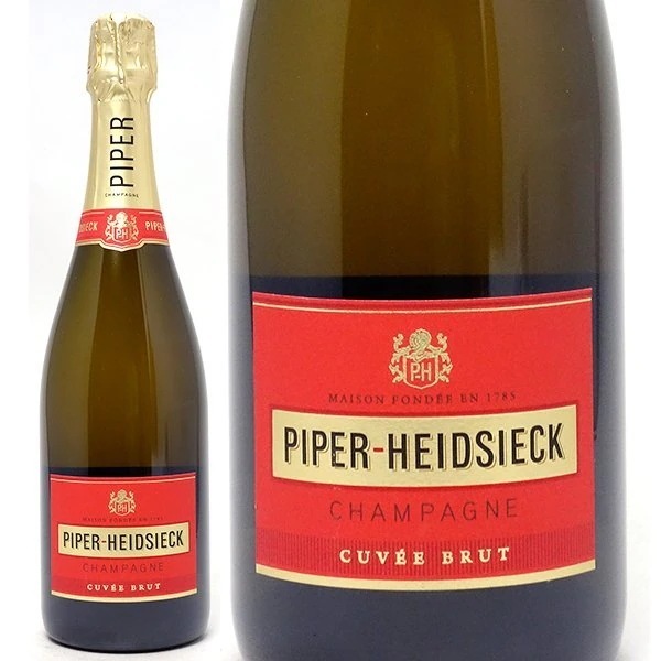 パイパー エドシック ブリュット 箱なし 正規品 750ml シャンパン フランス シャンパーニュ NV 赤 ラベル 白泡 コク辛口 ワイン ^VAPH02Z0^