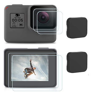 MAEXUS【2セット】GoPro Hero 7 Black/ 6 / 5 /Gopro2018 用 強化ガラス 液晶保護フィルム 強化ガラスフィルム 9H高硬度 超薄0.3mm 耐衝撃 防汚 防水