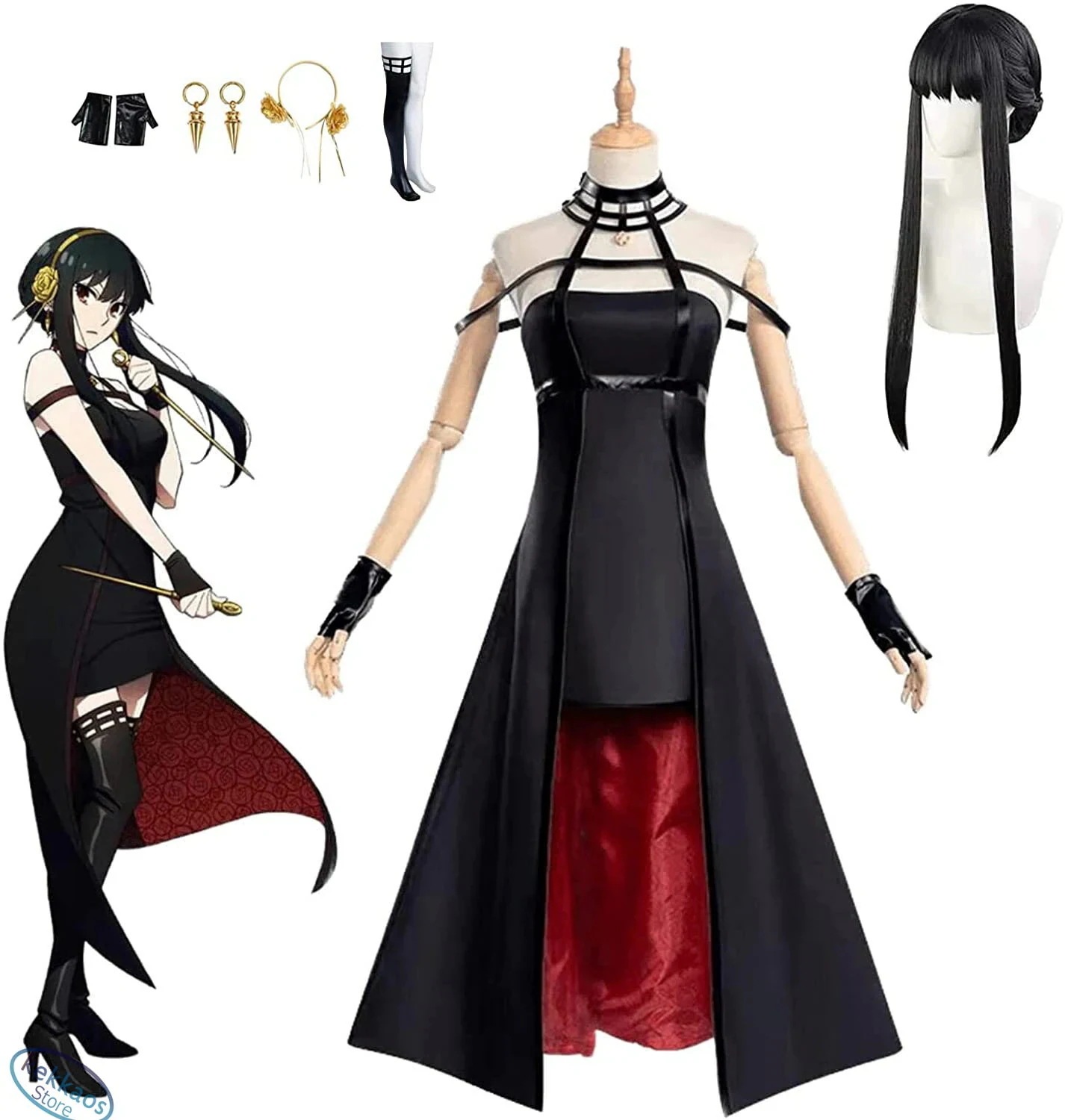 ウイッグ付 cosplay いばら姫 ロイド スパイファミリー コスプレ衣装 SPYFAMILY