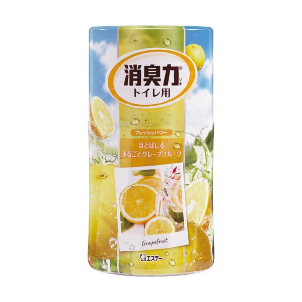 (まとめ) エステー トイレの消臭力 グレープフルーツ 400ml 1セット(3個) (×10セット)