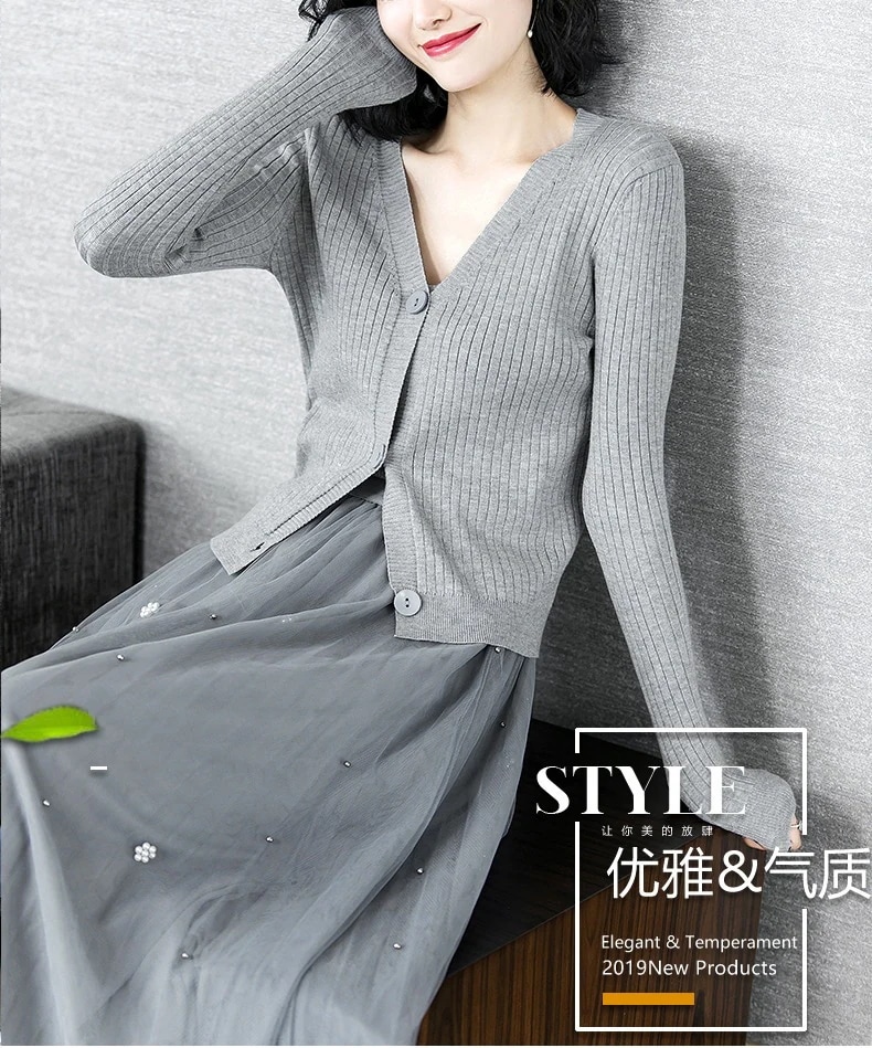 レディース 3点セット 通勤 ニットのスカート無地 ワンピース ロングワンピース