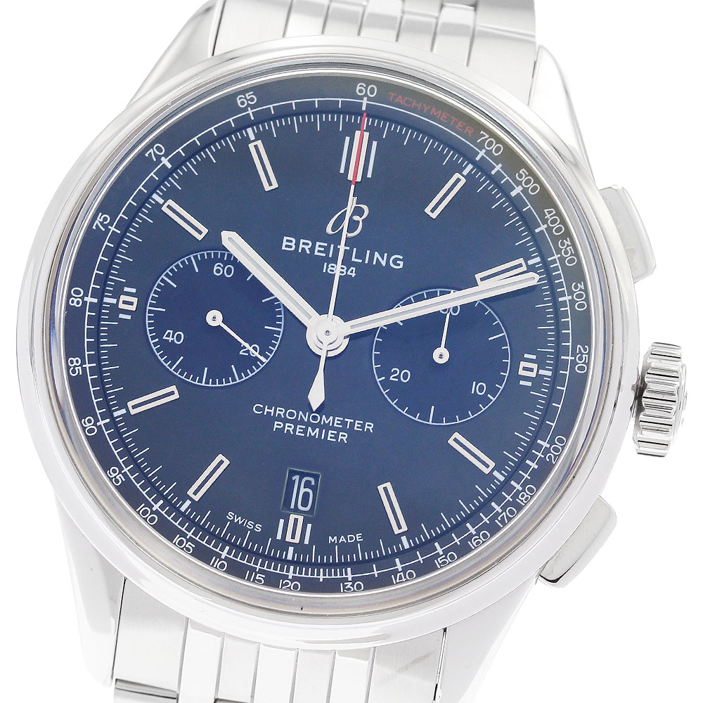 ブライトリング BREITLING AB0118 プレミエ B01 クロノグラフ 自動巻き メンズ 良品 箱・保証書付き_885853【中古】