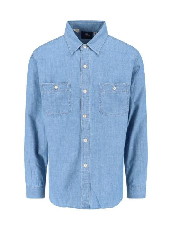 LEVIS Men Shirts 001LH 0000 BLUE LIGHT CHAMBRAY Blue