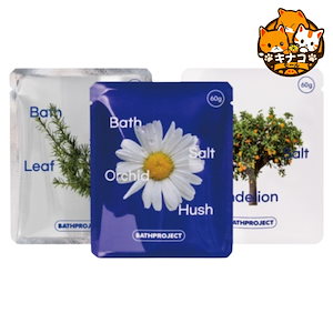 Qoo10] BATH PROJECT [ソルト入浴剤] バスソルトセット60g