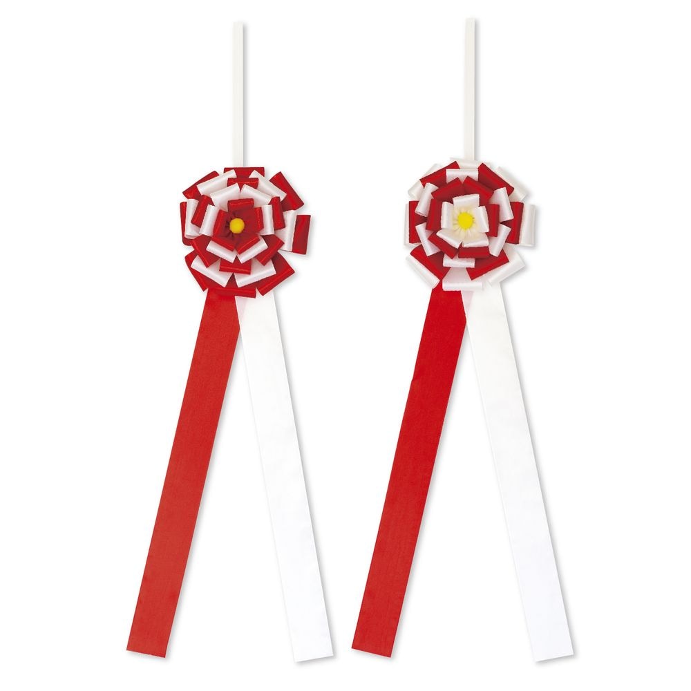 （まとめ買い）ササガワ テープカット用花型リボン 式典用品 花径160mm 2組入 35-7089 [x3] 14,659円