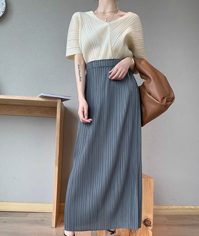 ボトムス デート モテアイテム スカート ロング丈 プリーツ 大人可愛い きれいめ 上品 リボン おしゃれ かっこいい 大人可愛い ラブリー キュート ガーリー クール モード系 セクシー エレガント 9,037円