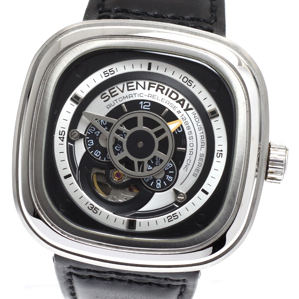 セブンフライデー SEVENFRIDAY SF-P1B インダストリアルシリーズ 自動巻き メンズ _918422【中古】