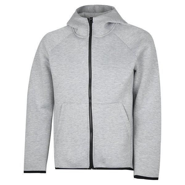男性フルジップテックネオプレンフード付きジャンパー NE-JUA-Q012-グレー