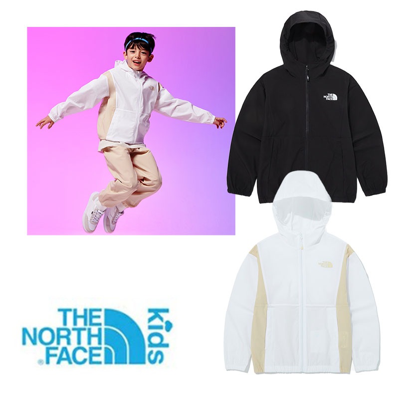 NJ3LQ07 KS ICE RUN JACKET ウィンドブレーカー キッズ KIDS マウンテンパーカー 防寒 軽量 軽い コンパクト 薄手 薄い 男の子 女の子 ジュニア フード ユニセックス