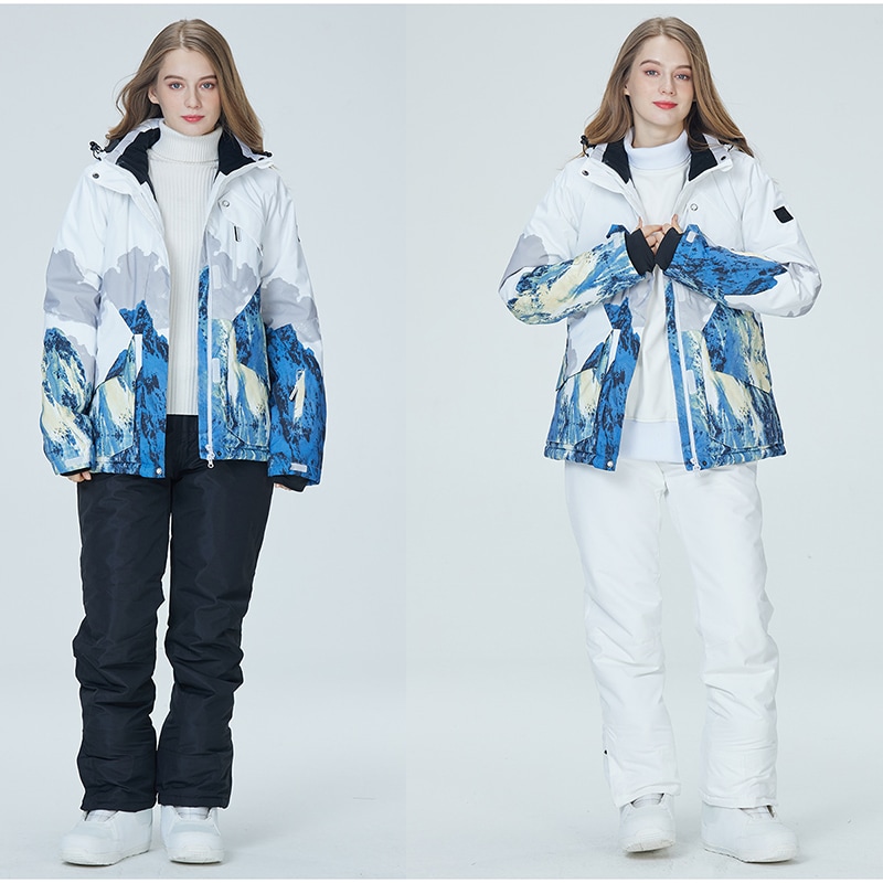 上下セット スノーボードウェア 韓国ファッション スポーツシリーズ スノーボードウェア