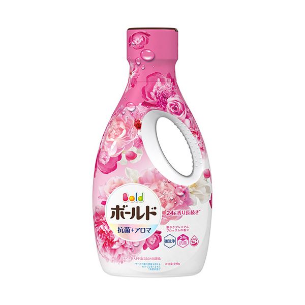 （まとめ） P＆Gボールドジェル 華やかプレミアムブロッサムの香り 本体 640g 1本 (×10セット)