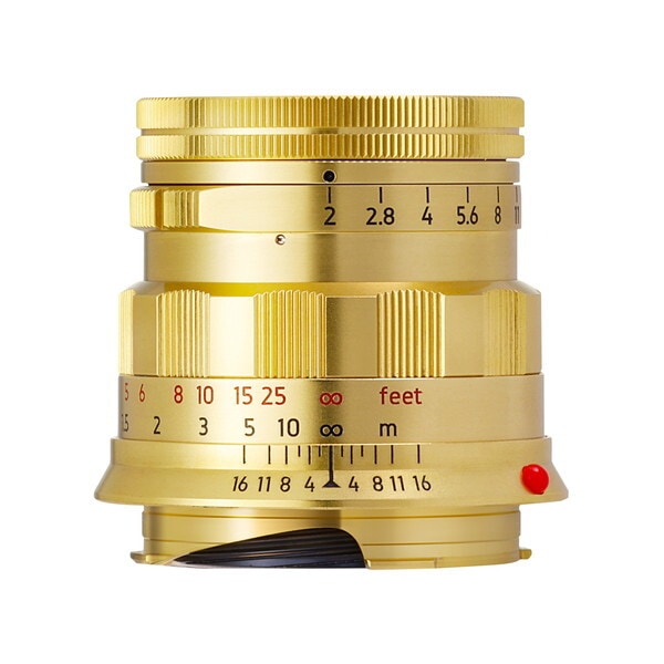 LIGHT LENS LAB LLL-50M R-R (Gd) ブラスゴールド M 50mm f/2 Rigid 交換レンズ (ライカMマウント)