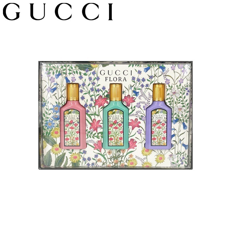 Gucci フローラ ミニ ディスカバリー 5ml X 3ea 香水 セット 【ミニボトル】