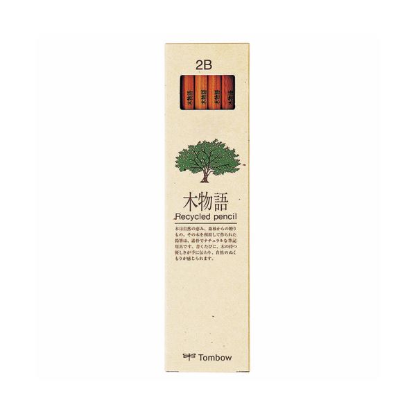 (まとめ) トンボ鉛筆 エコ鉛筆木物語 2BLA-KEA2B 1ダース（12本） (×30セット)