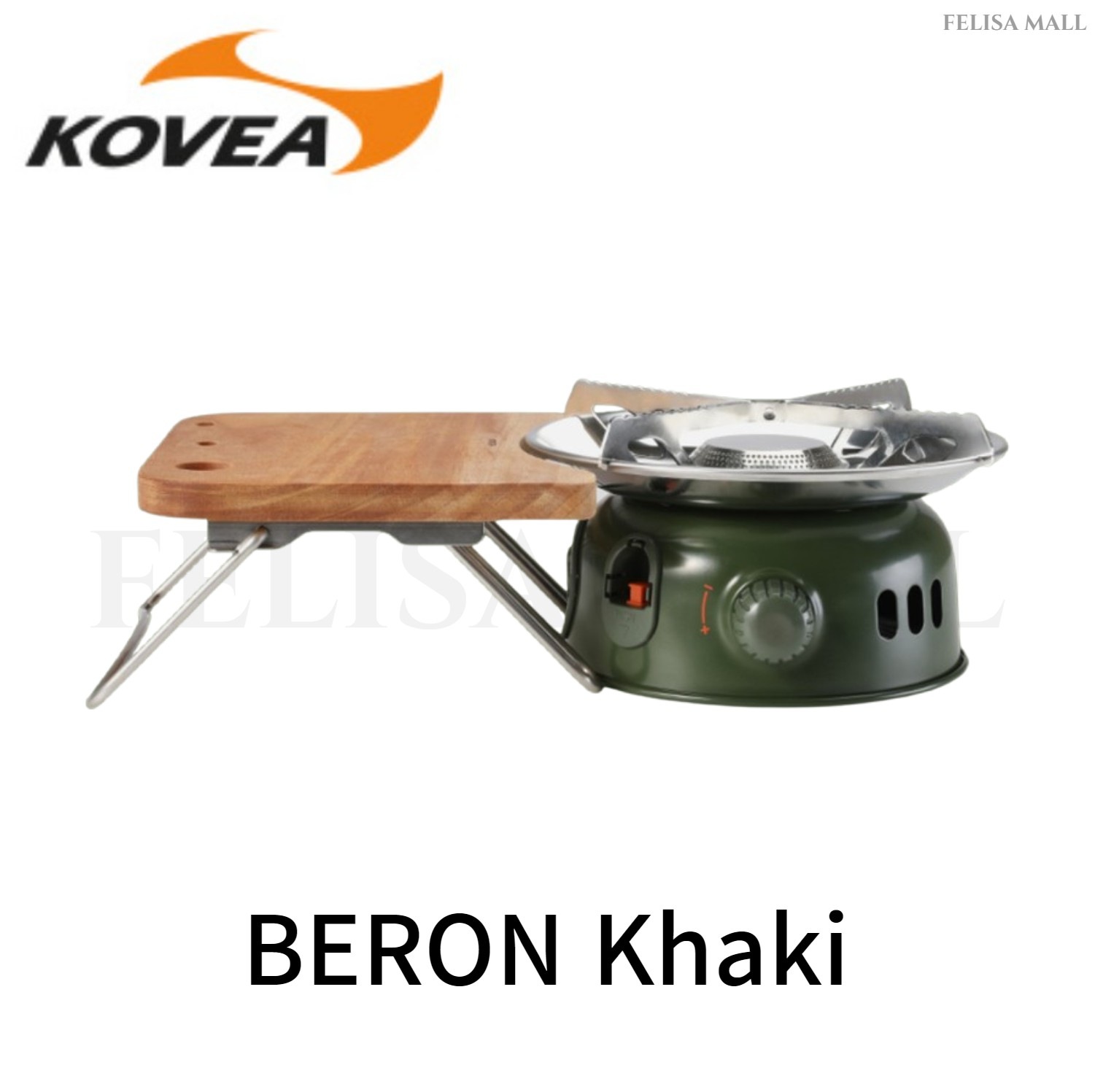 [KOVEA] BERON Khaki ガスバーナー 収納バッグ付 韓国キャンピング用品