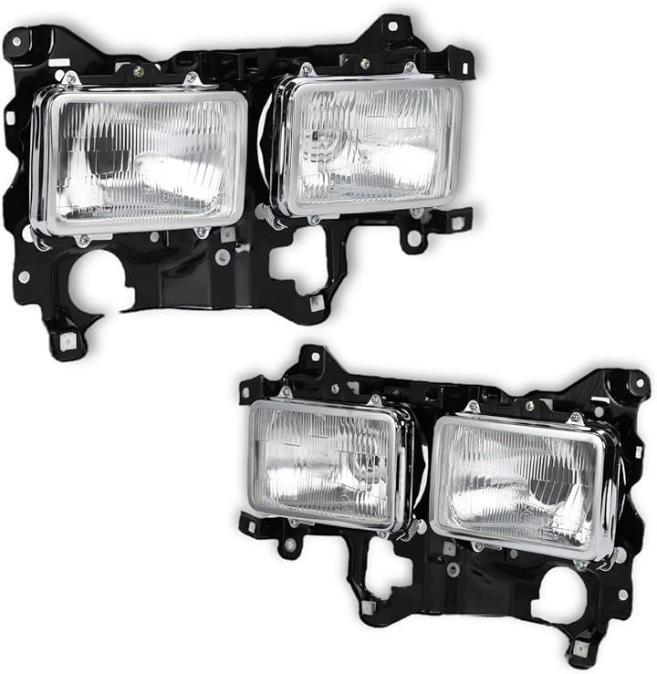 NEWキャンター ヘッドライト 角目 4灯式 海外仕様 三菱ふそう 用 FE434 FE639 FG434 FE538 FG637 等 運転席側 助手席側 右側 R 左側 L 左右セット