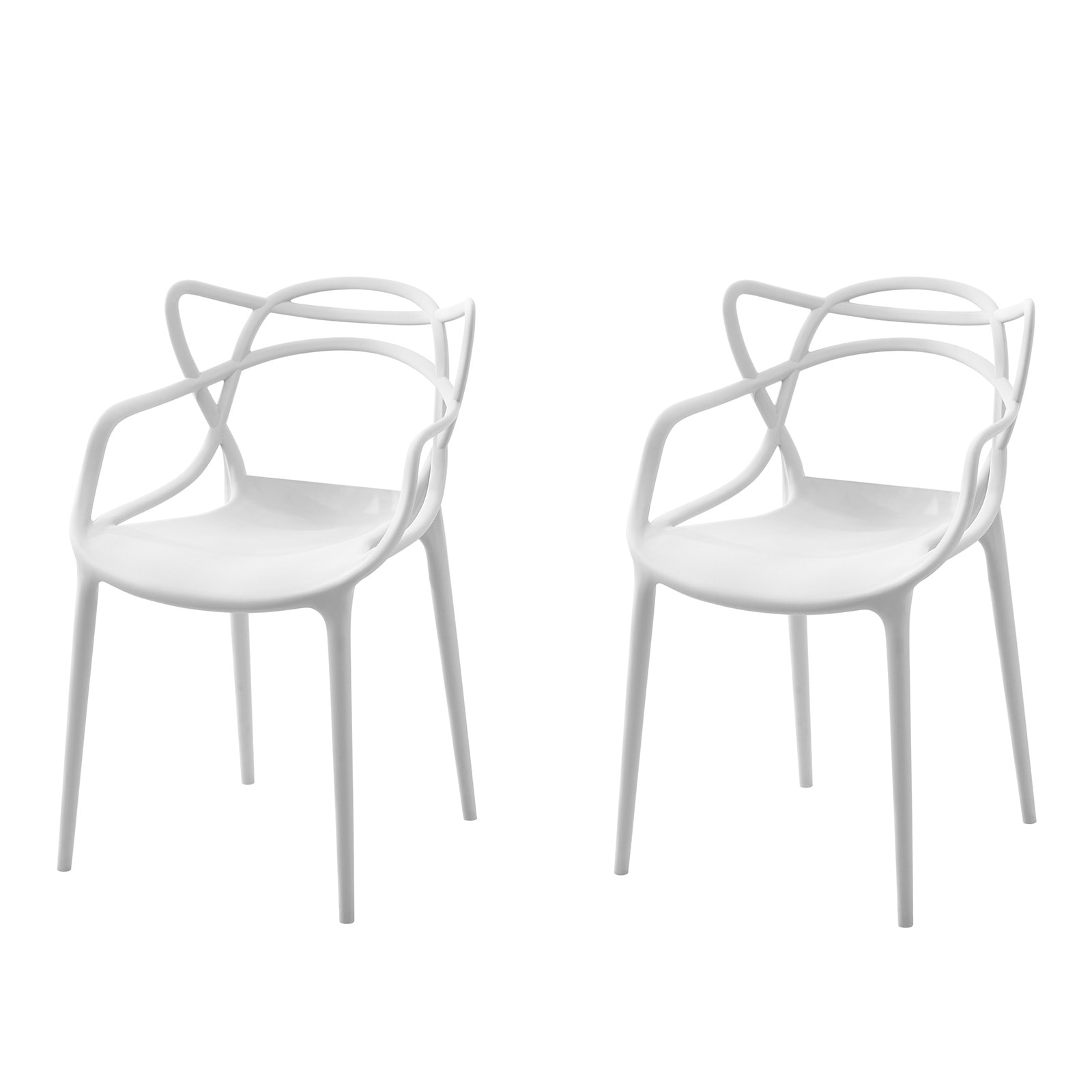 【国内出荷】ダイニングチェア ポリプロピレン2脚