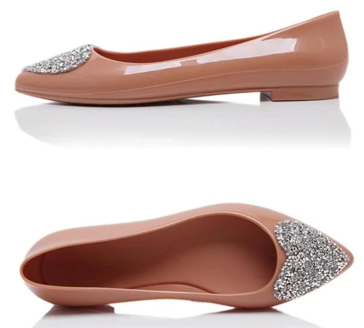 【8pcs】メガ割 個性的なデザイン 韓国 ウォーターシューズ 女性 ローファーフラット ゼリーシューズ 透明 レインブーツ パンプス 防水 ファッション プラスチック ラバーシューズ福袋