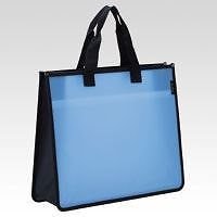 （まとめ買い）山口工業 キャリングケース B4 ブルー G503 ﾌﾞﾙｰ 00040212 [x3]