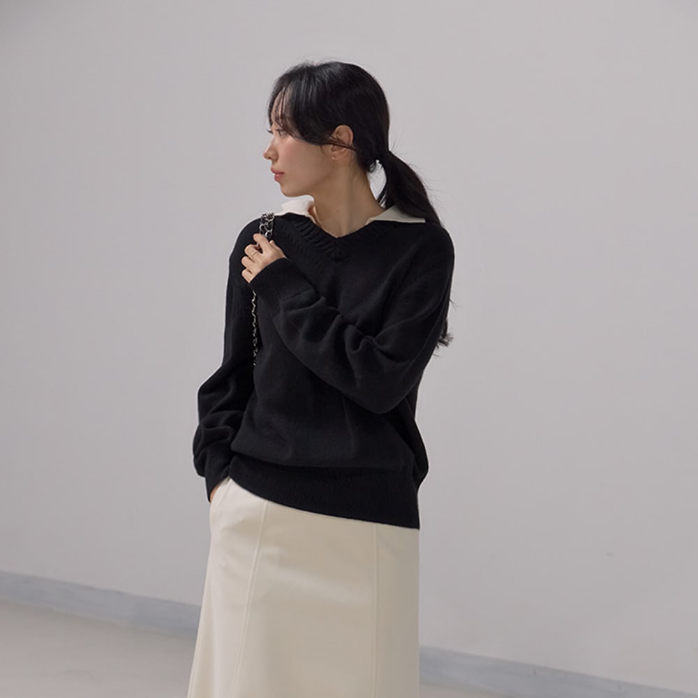 걸스데일리 / ガールズデイリー_ Muse12 カラーレイヤードニット