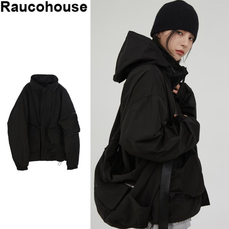 Raucohouse Wearable hidden hood jumper