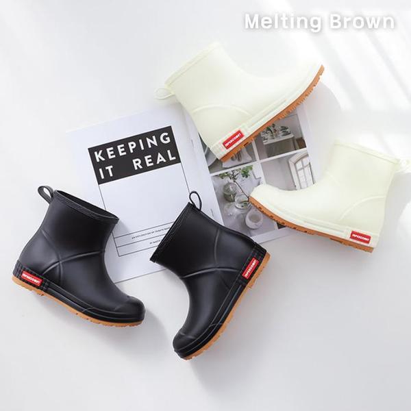 男女兼用 デイリー ショート レインブーツ 3.5cm