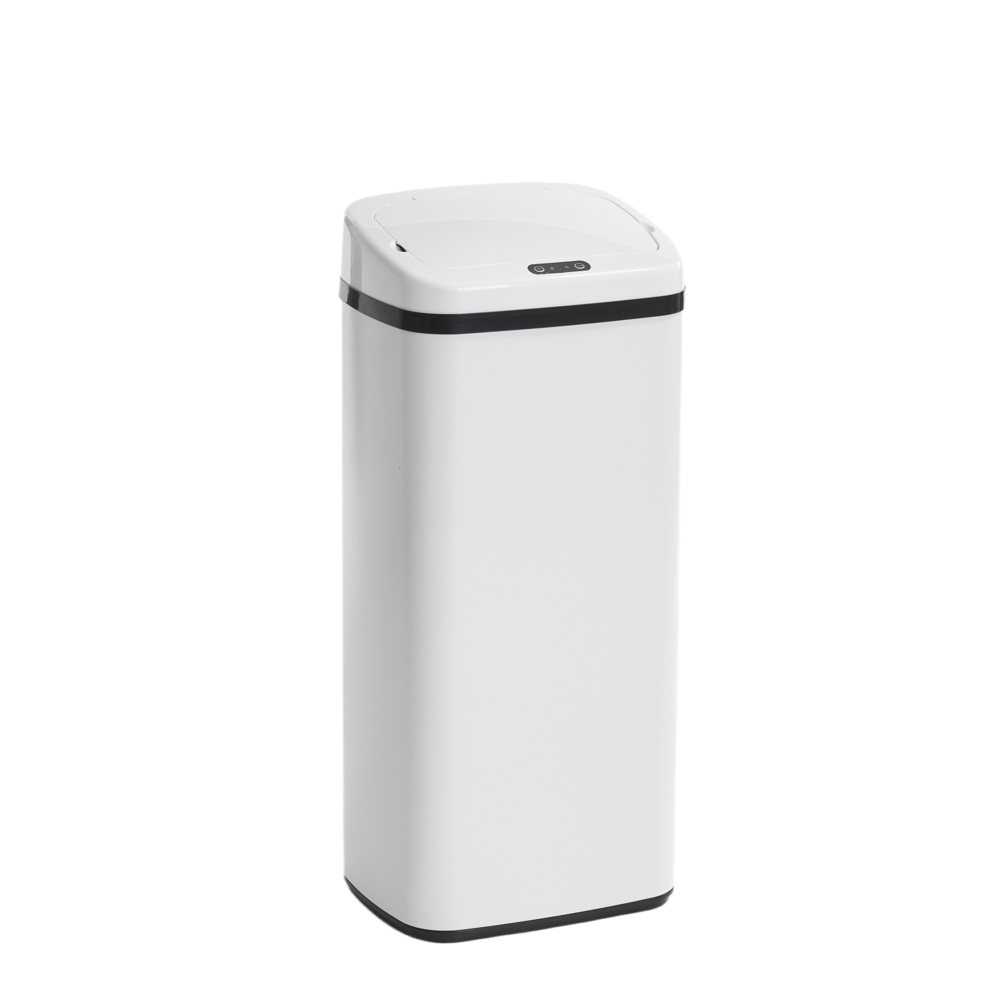 E53【2個セット】【人気商品】センサー全自動開閉式 ゴミ箱 大容量45L ホワイト