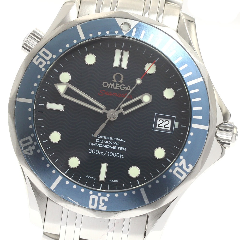 オメガ OMEGA 2220.80 シーマスター300 デイト コーアクシャル 自動巻き メンズ _877800【中古】