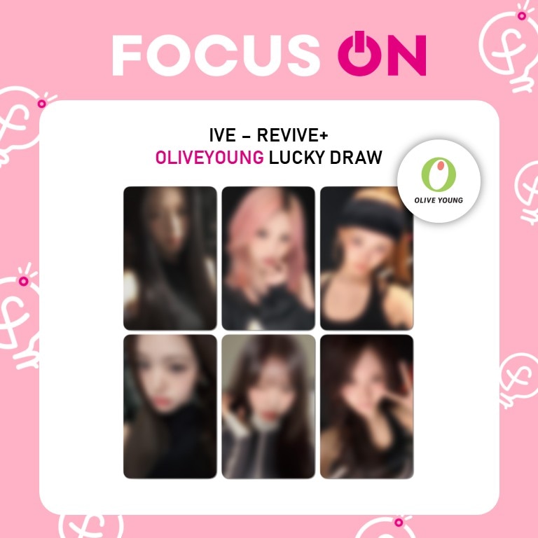 IVE REVIVE+ OLIVEYOUNG ラキドロ公式トレカ特典 LUCKY DRAW PHOTOCARD SET