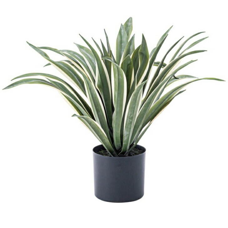 フェイクグリーン アガベ 人工観葉植物 葉 造花 インテリア 癒し グリーン リーフ おしゃれ ガーデン 室内 飾り GRN-13