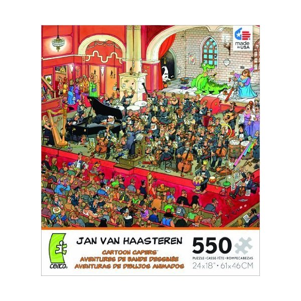 素敵な By Puzzle Piece 550 Dragon the and George St. Series Capers Cartoon  Ceaco Jan Carto by Haasteren Van ジグソーパズル - flaviogimenis.com.br