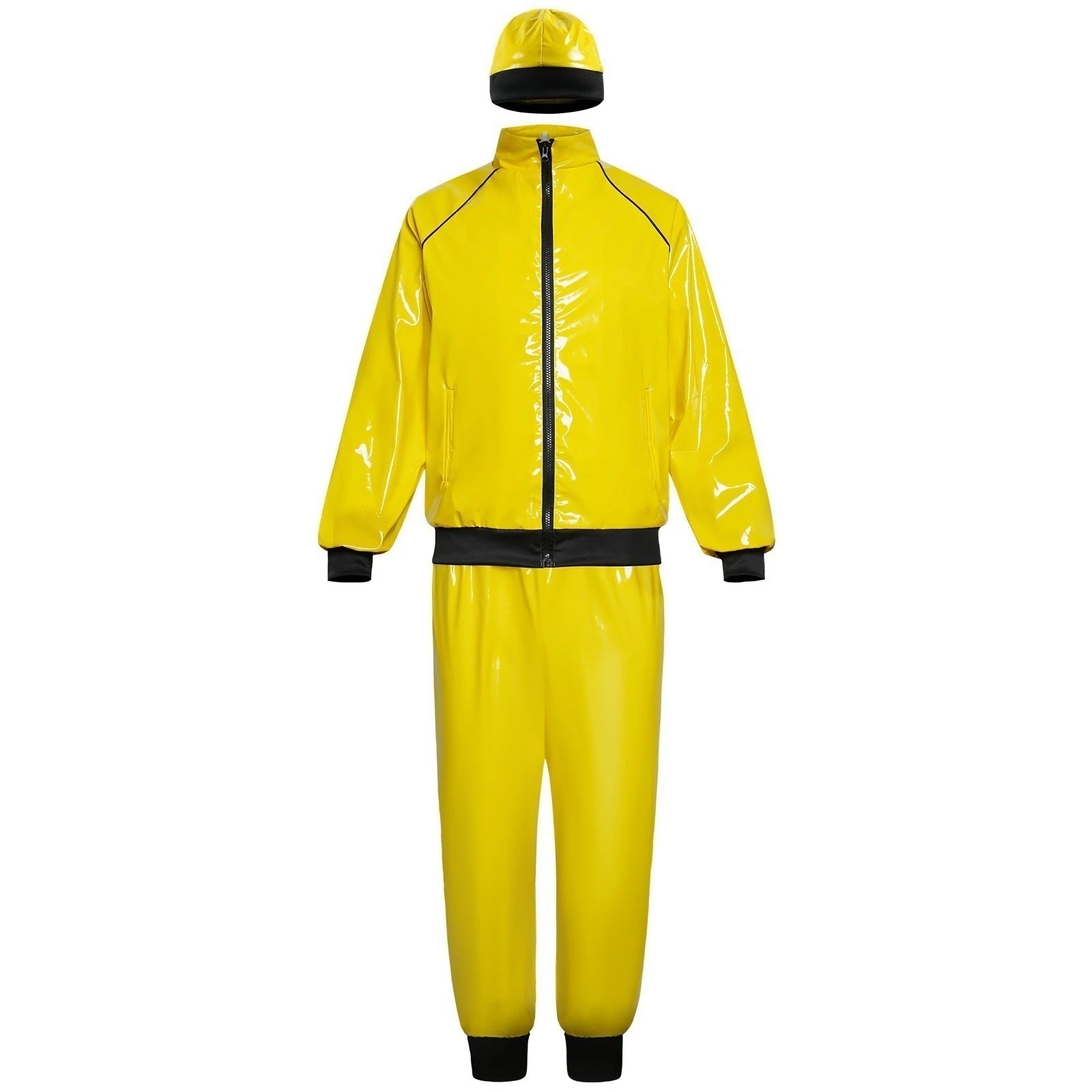 ハロウィーンcos服90年代復古ディスコ漆皮亮面コスプレ二次元コスプレ服