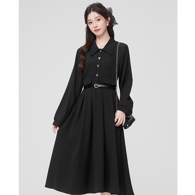 【急速出荷】送.料.無.料.ロングスカート 職業服はシンプル ワンピース