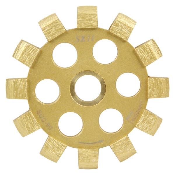 SK11 U溝カッター SUC－90 先端工具 ジスク 両頭アクセサリ ダイヤ切削 その他