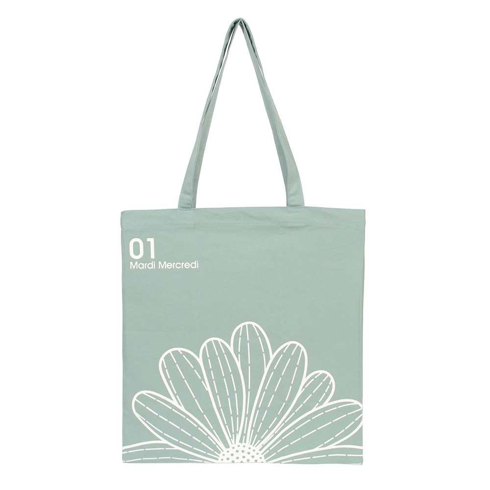 バッグ トートバッグ MFK52VCR004 GRNWHT A4対応 花柄 韓国 レディース 新作