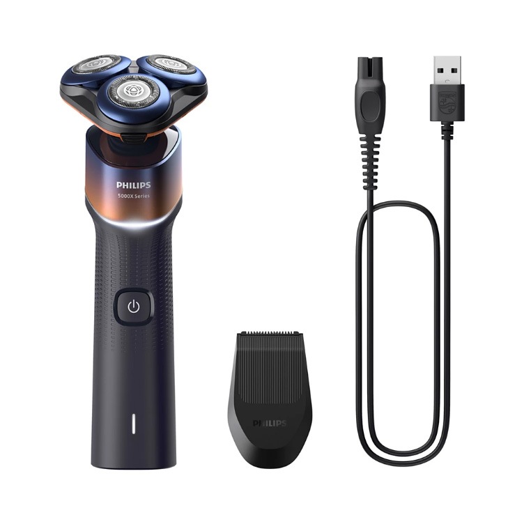 フィリップス X5012/05 メンズシェーバー[電気シェーバー]【回転刃】（オレンジ/アドリアブルー） X501205