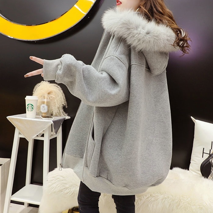 【SNSで話題沸騰】 着回し最強 シンプル 無地 ジッパー フード付き ジャケット 5,550円