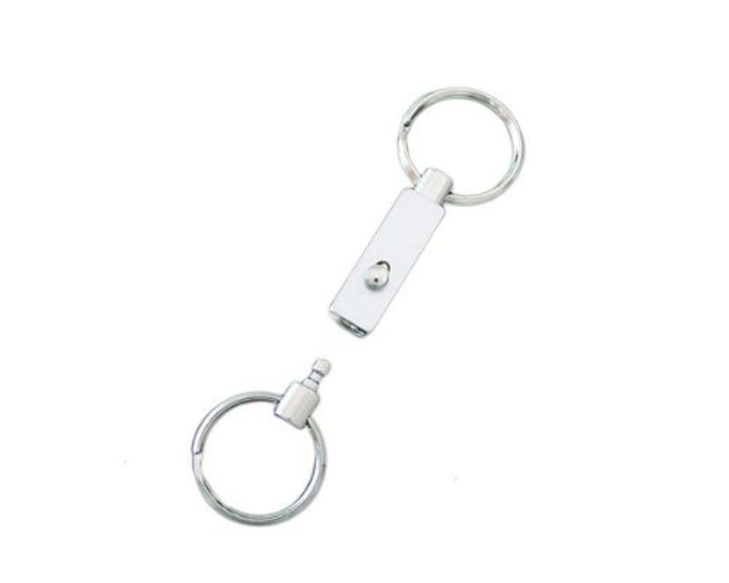 大一鋼業 マーキードック キーホルダー キューブシルバー MD-QS