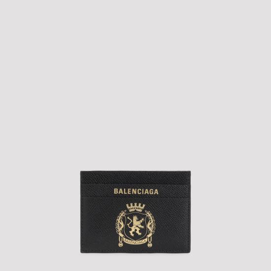 BALENCIAGA Men Business Card Wallet 846328 2AB4Y 1000 BLACK